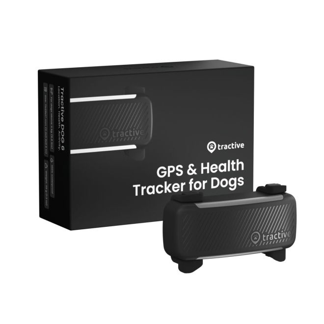 Tractive GPS & Health Tracker for Hund Sort