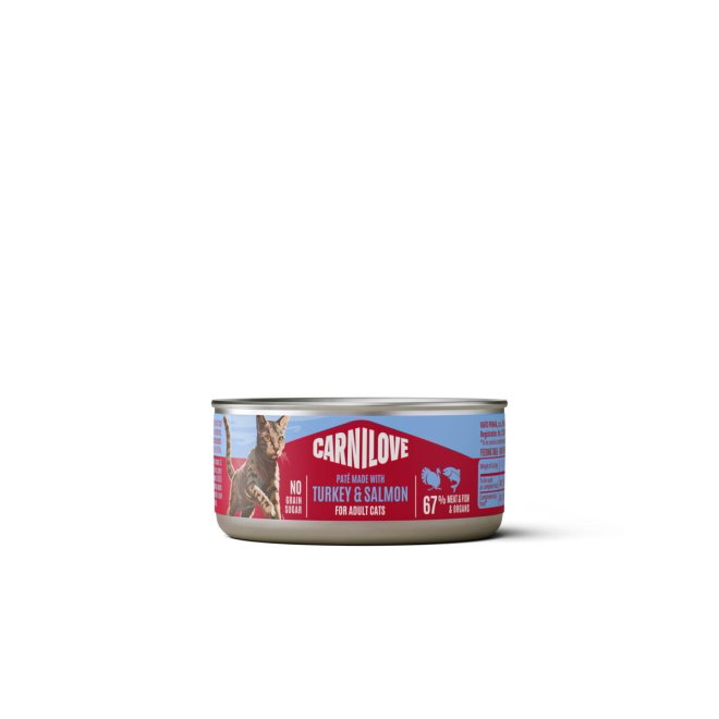 CARNILOVE cat CAN pate turkey & salmon