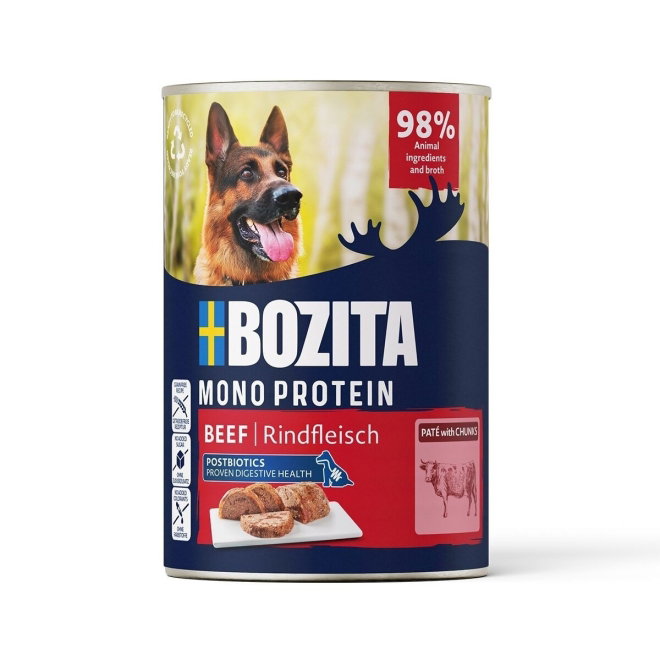 Bozita Dog Adult Pat&eacute; Mono protein Beef (400 g)