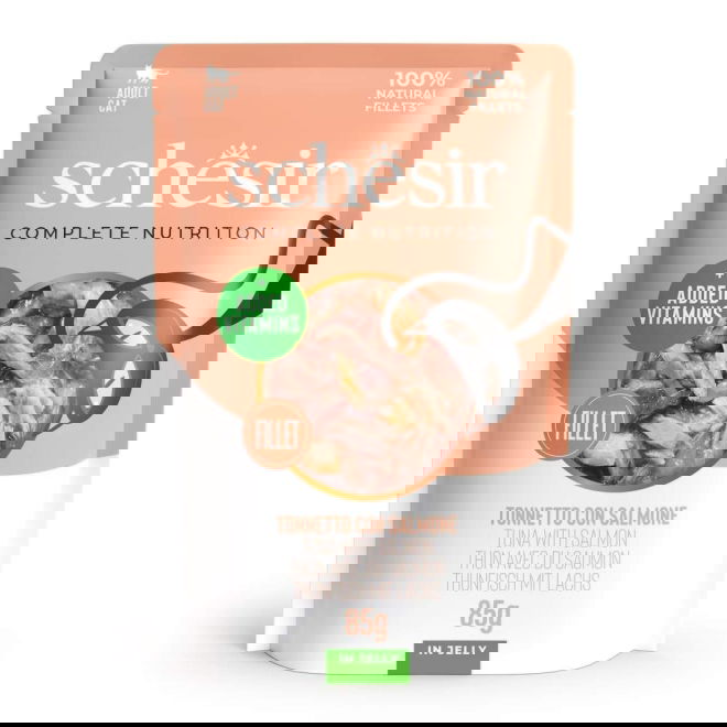 Schesir C&B Tunfisk og Laks i Gele 85g