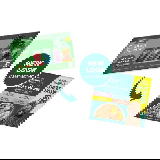 Natures:menu Country Hunter Dog Multipack 12x150 g