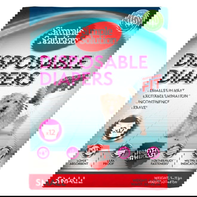 SimpleSolution Disposable hundebleier XXL (S)