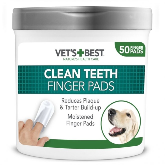 Vet&#39; s Best Clean Teeth Finger Pads, 50 stk