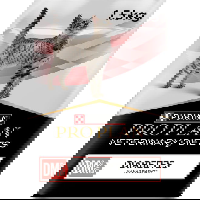 PURINA PRO PLAN VETERINARY DIETS Feline DM St/Ox Diabetes Management (1,5 kg)