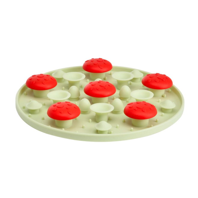 Little&Bigger Mushroom Love 3D Sniffy tray Slow feeder