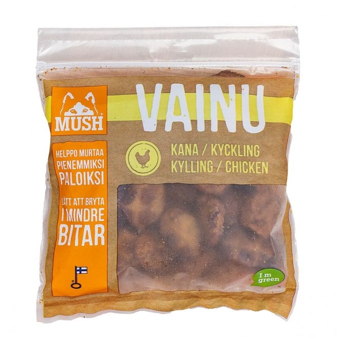 Mush Vainu Treningsgodbiter Kylling 150 g