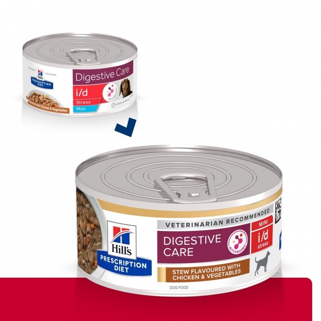 Hills Prescription Diet Canine i/d Digestive Care Stress Mini Chicken & Vegetables 156 g