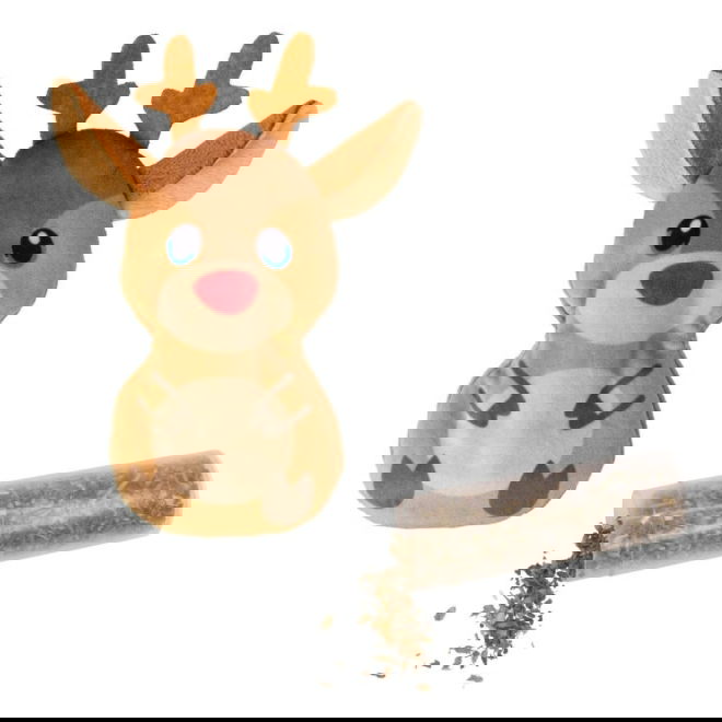 Kong Holiday Reinsdyr med Kattemynte