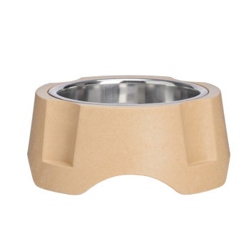 Basic Composite Hundmatskål Beige