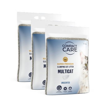 Compact Care Multicat Unscented 3x14 kg