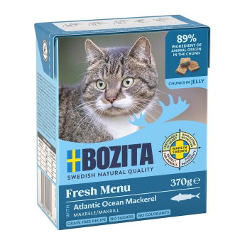Bozita Bitar i Gel&eacute; Makrill 370 g