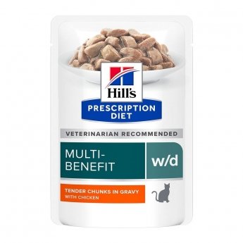 Hills Prescription Diet Feline w/d Multi Benefit Chicken 12x85 g