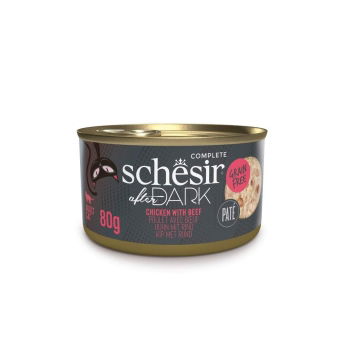 Schesir Cat Adult After Dark Paté Chicken & Beef 80 g