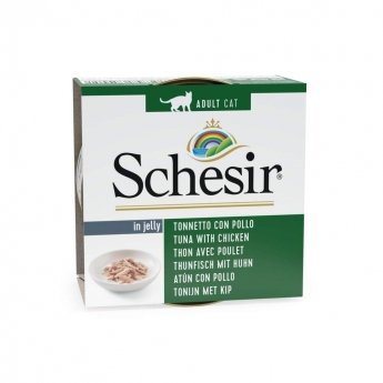 Schesir Adult Tonfisk & Kyckling i Gelé 85 g