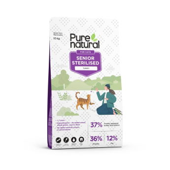 Purenatural Cat Senior & Sterilised Turkey (10 kg)