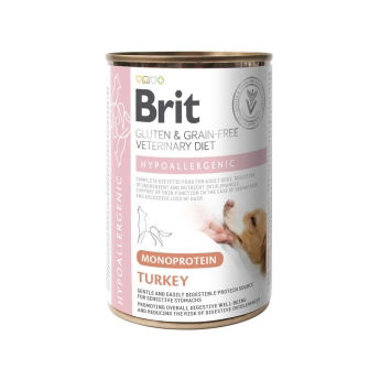 Brit Veterinary Diet Dog Hypoallergenic Monoprotein Turkey 400 g