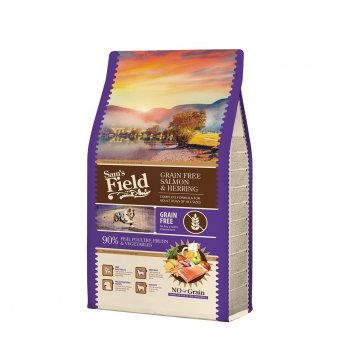 Sam&#39;s Field Adult Grain Free Salmon & Herring (2,5 kg)