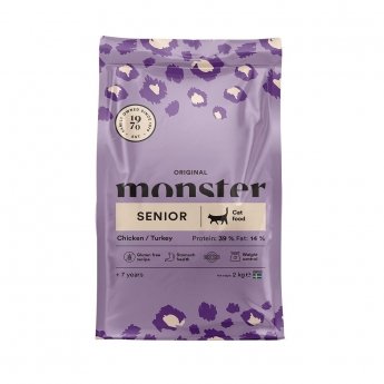 Monster Cat Senior Original Kyckling & Kalkon (2 kg)