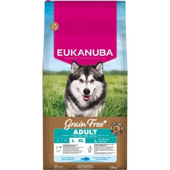 Eukanuba Dog Grain Free Adult Large & Extra Large Breed Ocean Fish (12 kg)