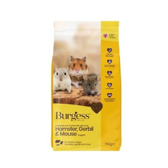 Burgess Hamster, Gerbil & Mouse 750 g