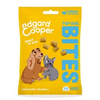 Edgard & Cooper Top Dog Bites Kalkon & Kyckling 50 g