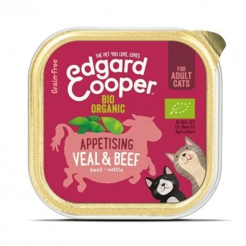 Edgard & Cooper Cat Organic Nöt & Kalv 85 g