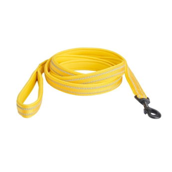 Feel Active Vadderat Hundkoppel Gul 200 cm