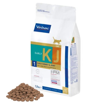 Virbac HPM Cat KJ1 Early Kidney & Joint 1,5 kg