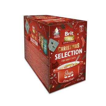 Brit Care Cat Adult Christmas Soup Multipack 15x75 g