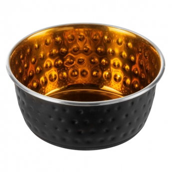 Little&Bigger Hamrad Sk&aring;l Svart & Guld