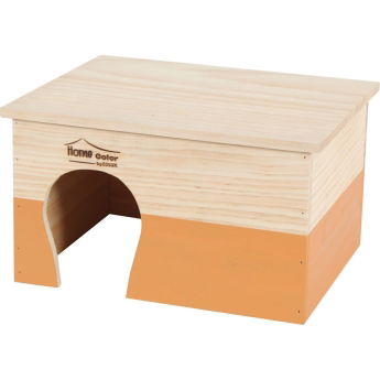 Zolux Smådjurshus i Trä (Orange)