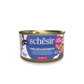 Schesir Cat Adult Tuna & Whitebaits in Broth 85 g