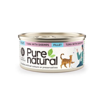 Purenatural Cat Adult Tuna Fillet with Shrimps 70 g