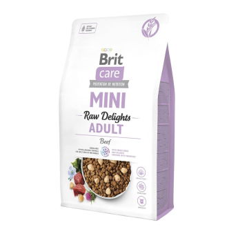 Brit Care Dog Mini Adult Raw Delights Beef 2 kg