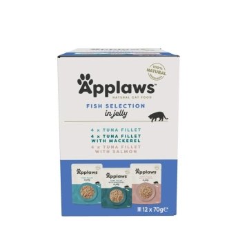 Applaws Cat Fish Selection in Jelly 12x70 g