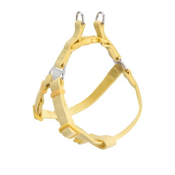 Little&Bigger Puppy Basics Taffi Step-in Hundsele Gul