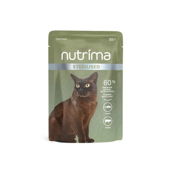 Nutrima Cat Adult Sterilised Tuna & Pork 85 g