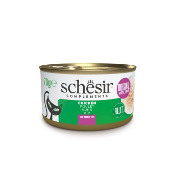 Schesir Cat Adult Chicken in Broth 70 g