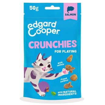 Edgard&Cooper Crunchies Kattgodis Lax & Kyckling 50 g