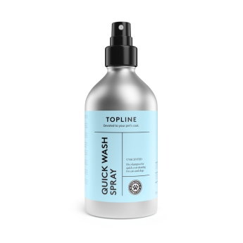 Topline Quick Wash Torrschampo f&ouml;r Hund & Katt 250 ml