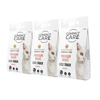 Compact Care Premium White Less Track 3x10 kg
