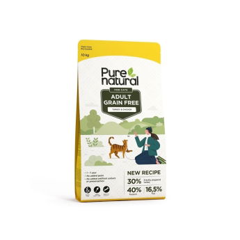 Purenatural Cat Adult Grain Free Turkey & Chicken (10 kg)