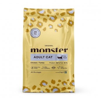 Monster Cat Adult Original Kyckling & Kalkon (2 kg)
