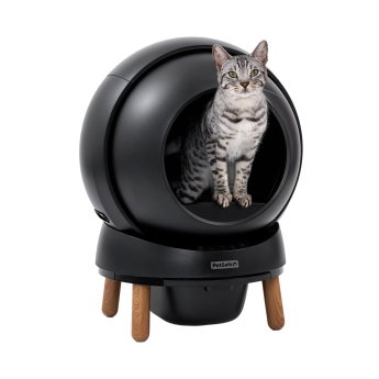 PetSafe SmartSpin Sj&auml;lvrensande Kattl&aring;da Svart