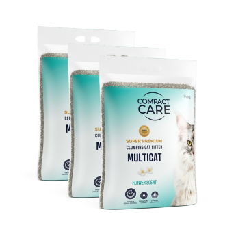 Compact Care Multicat Flower 3x14 kg