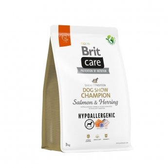 Brit Care Dog Adult Hypoallergenic Dog Show Champion Salmon & Herring (3 kg)