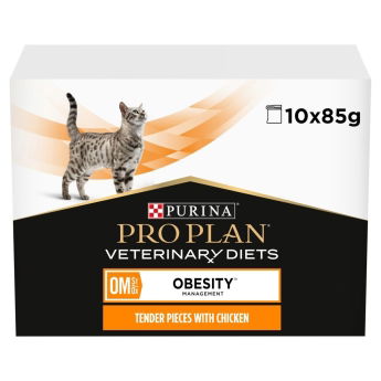 Purina Pro Plan Veterinary Diets Cat OM Obesity Management Chicken 10x85 g