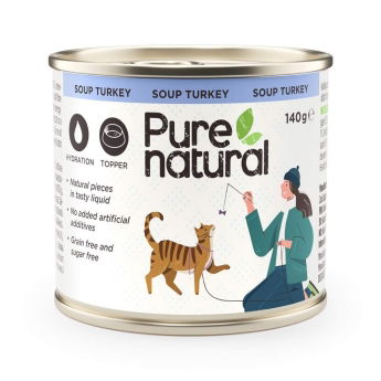 Purenatural Cat Soup Turkey 140 g
