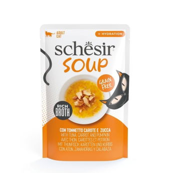 Schesir Cat Soup Tuna, Carrot & Pumpkin 40 g