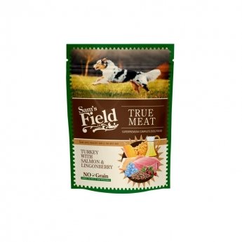 Sam&#39;s Field Dog Adult Turkey with Salmon & Lingonberry 260 g